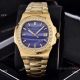 Copy Patek Philippe Nautilus 40mm Watches New Green Dial Gold Case (6)_th.jpg